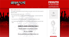 Desktop Screenshot of guitarfactorypenrith.com.au